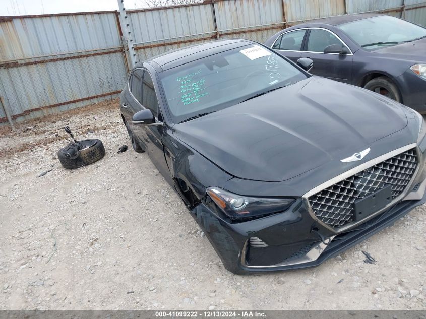 VIN KMTG34LE5KU017880 2019 GENESIS G70 no.1