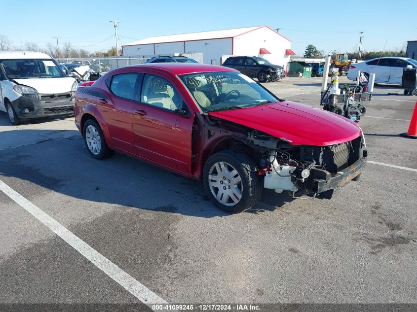 VIN 1C3CDZAB8EN168814 2014 Dodge Avenger, SE no.1