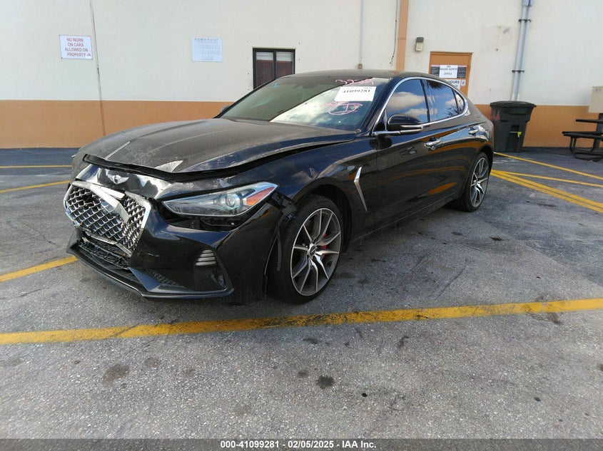 Vin: kmtg24la4ku016333, lot: 41589406, genesis g70 2.0t sport 20192