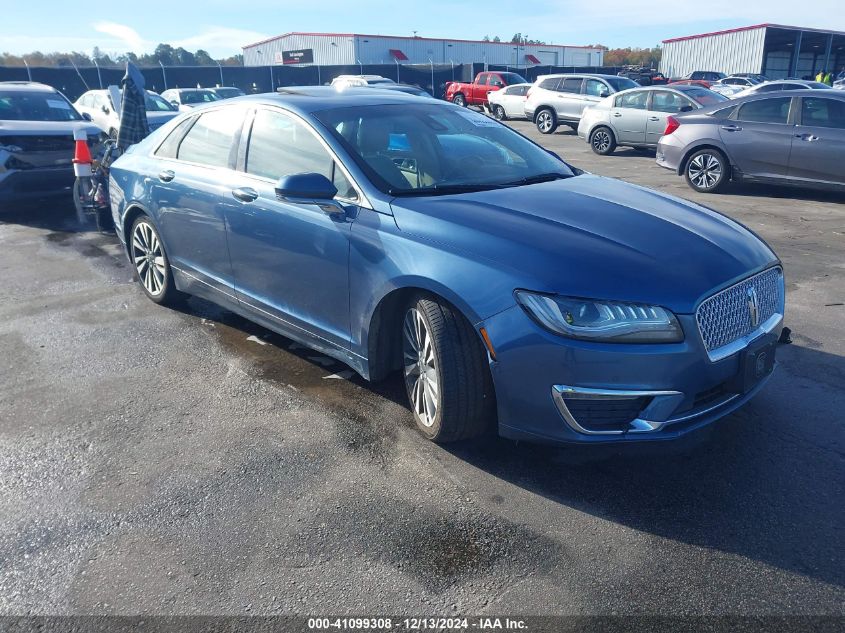 VIN 3LN6L5F96KR601531 2019 LINCOLN MKZ no.1