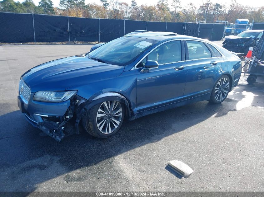 VIN 3LN6L5F96KR601531 2019 LINCOLN MKZ no.2