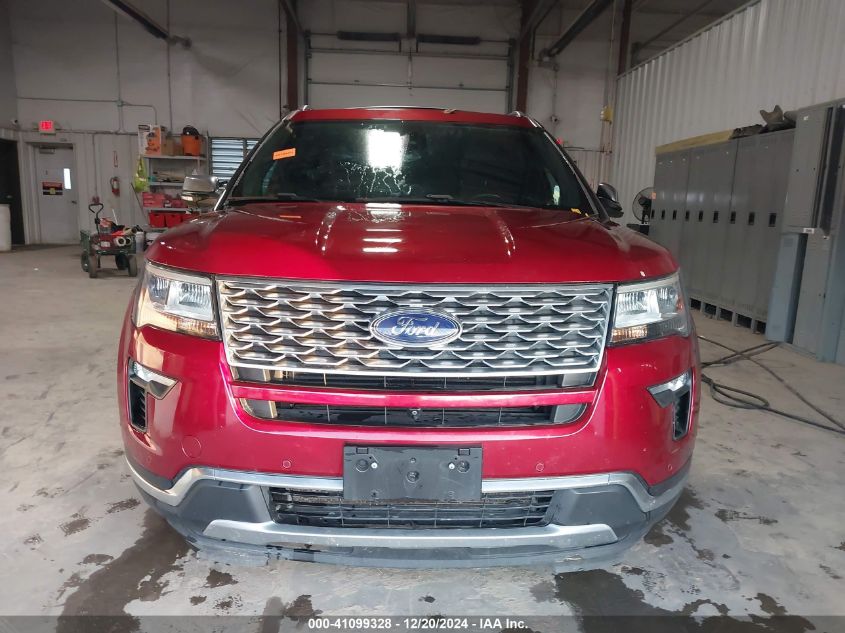 2018 Ford Explorer Platinum VIN: 1FM5K8HT3JGA53177 Lot: 41099328