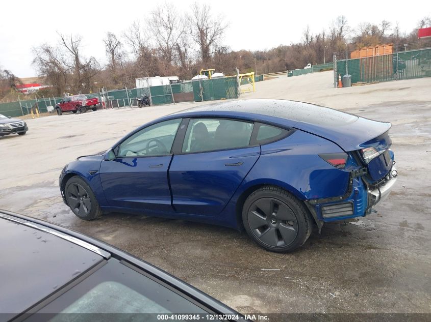 2021 TESLA MODEL 3 STANDARD RANGE PLUS REAR-WHEEL DRIVE - 5YJ3E1EA5MF017518