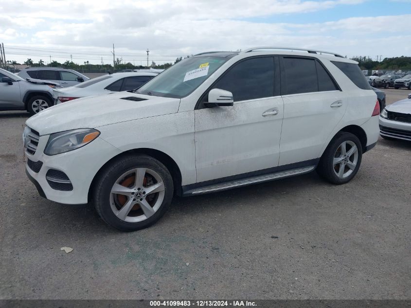 VIN 4JGDA5JB3JB110697 2018 Mercedes-Benz GLE 350 no.2