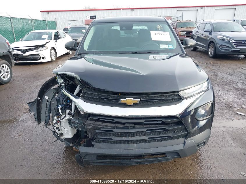 2021 Chevrolet Trailblazer Fwd Ls VIN: KL79MMS22MB100710 Lot: 41099520