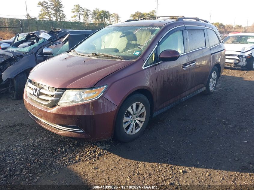 VIN 5FNRL5H60FB016326 2015 Honda Odyssey, Ex-L no.2