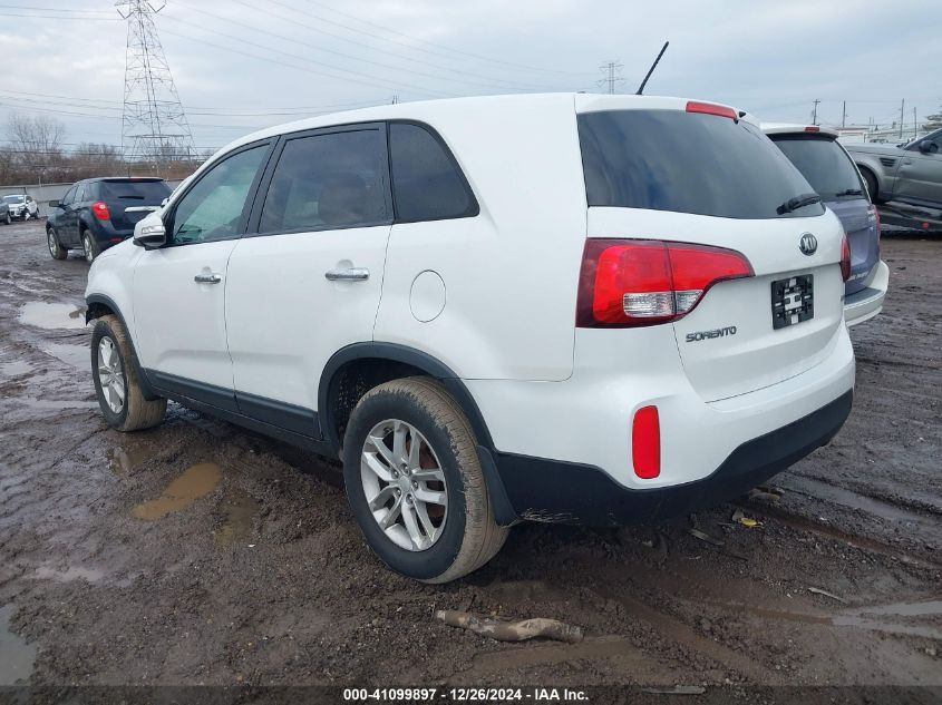 VIN 5XYKT3A61EG464047 2014 KIA Sorento, LX no.3