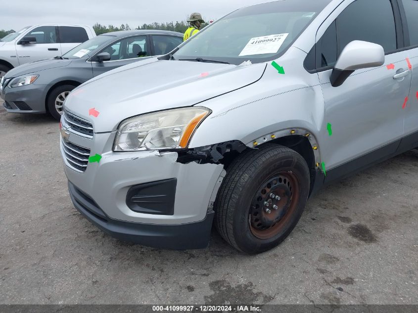 2016 Chevrolet Trax 1Ls VIN: KL7CJKSB7GB761379 Lot: 41099927