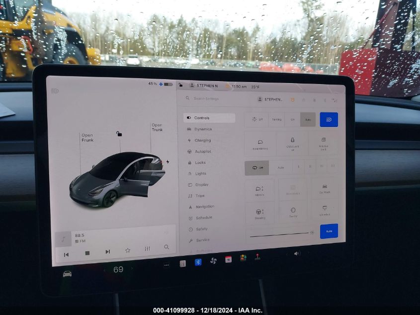 VIN 5YJ3E1EAXKF298387 2019 TESLA MODEL 3 no.17