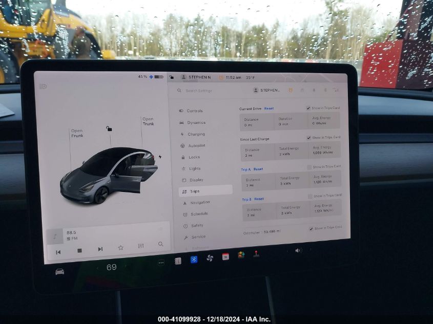 VIN 5YJ3E1EAXKF298387 2019 TESLA MODEL 3 no.7