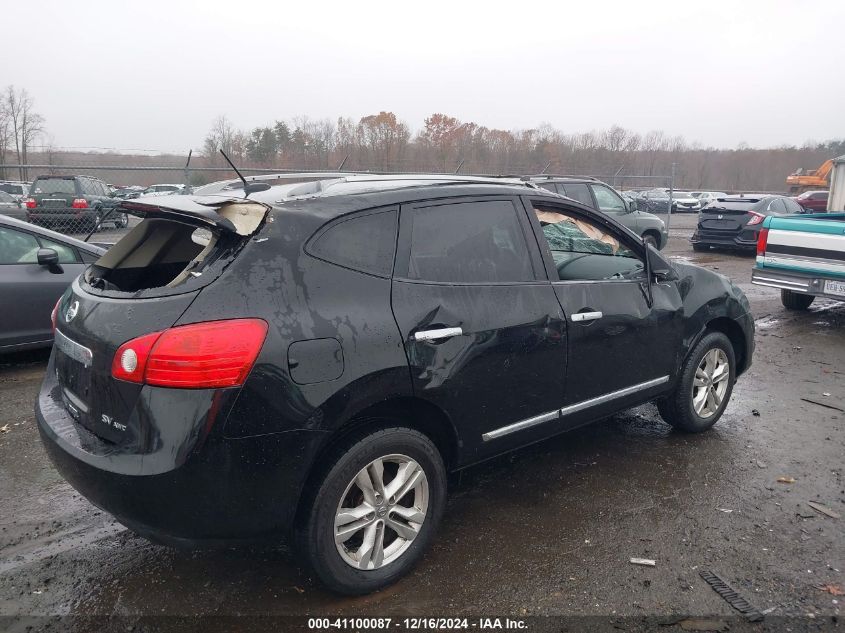 VIN JN8AS5MVXDW665741 2013 Nissan Rogue, SV no.4