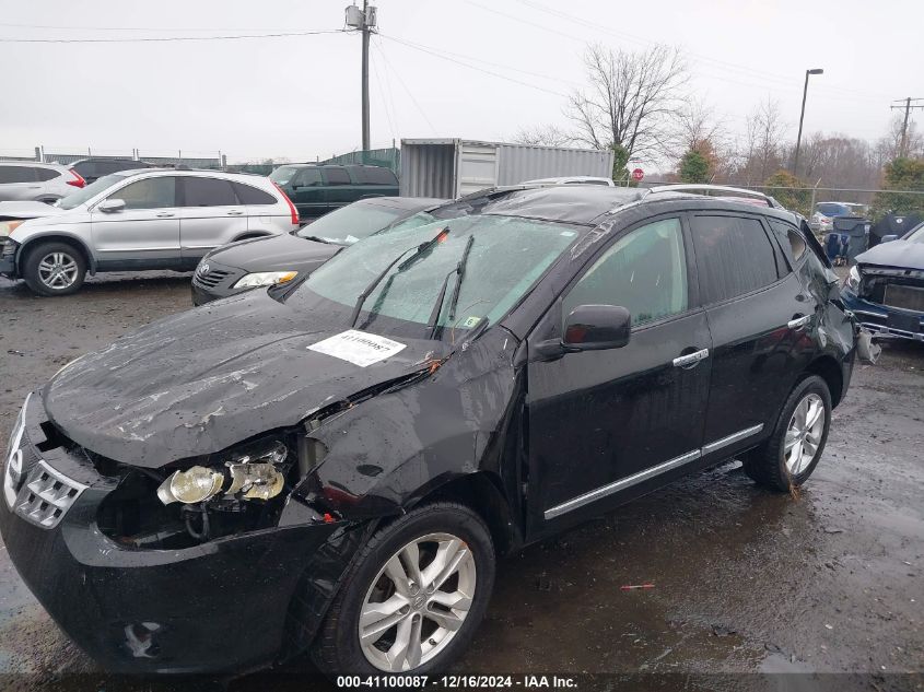 VIN JN8AS5MVXDW665741 2013 Nissan Rogue, SV no.6