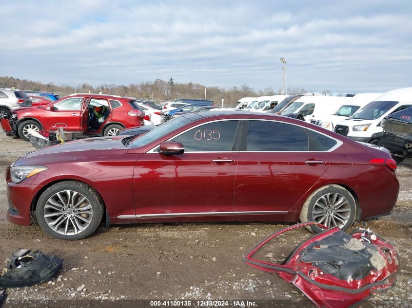 2015 Hyundai Genesis 3.8 VIN: KMHGN4JE6FU042106 Lot: 41100135