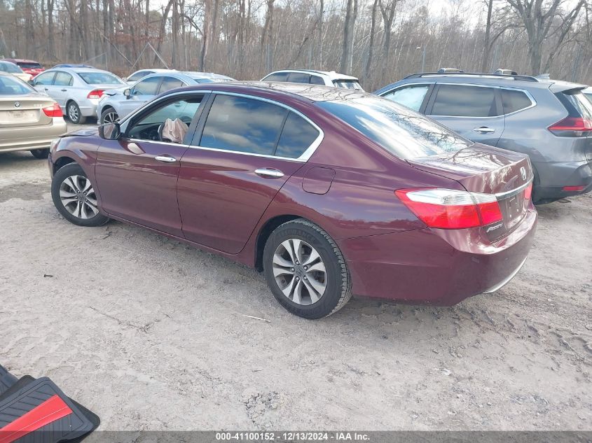 VIN 1HGCR2F37EA266277 2014 Honda Accord, LX no.3