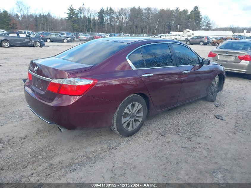 VIN 1HGCR2F37EA266277 2014 Honda Accord, LX no.4