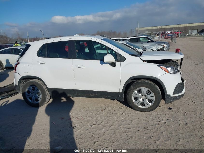 2017 Chevrolet Trax Ls VIN: 3GNCJKSB7HL148933 Lot: 41100172