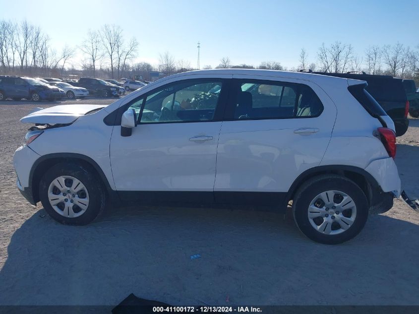 2017 Chevrolet Trax Ls VIN: 3GNCJKSB7HL148933 Lot: 41100172