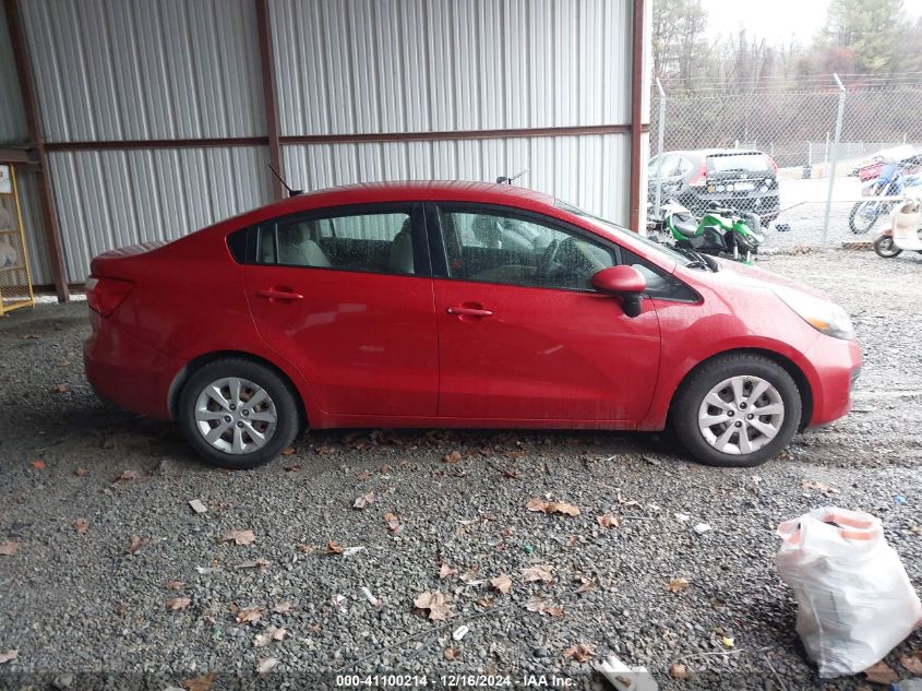 2013 Kia Rio Lx VIN: KNADM4A32D6309037 Lot: 41100214