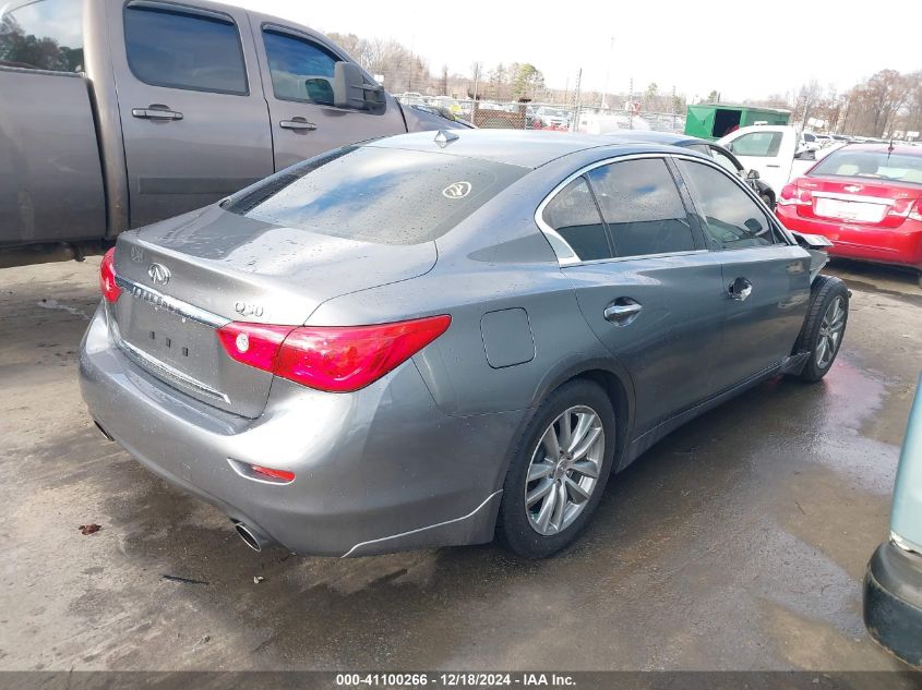 VIN JN1BV7AP4FM330324 2015 Infiniti Q50, Premium no.4