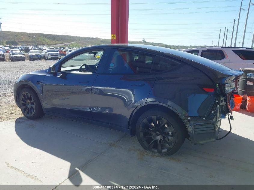 2024 Tesla Model Y Long Range Dual Motor All-Wheel Drive VIN: 7SAYGDEE2RA248100 Lot: 41100374