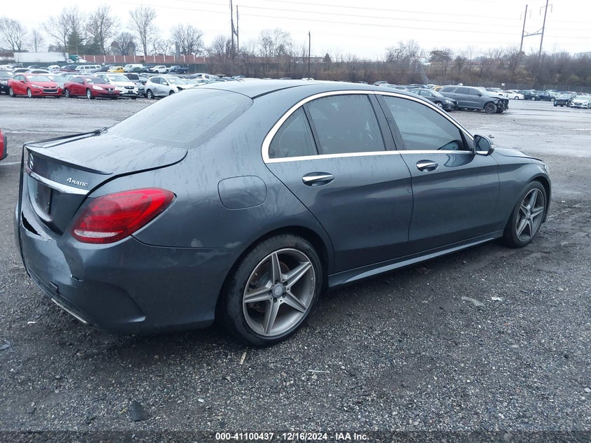 2016 MERCEDES-BENZ C 300 4MATIC/LUXURY 4MATIC/SPORT 4MATIC - 55SWF4KB7GU146579