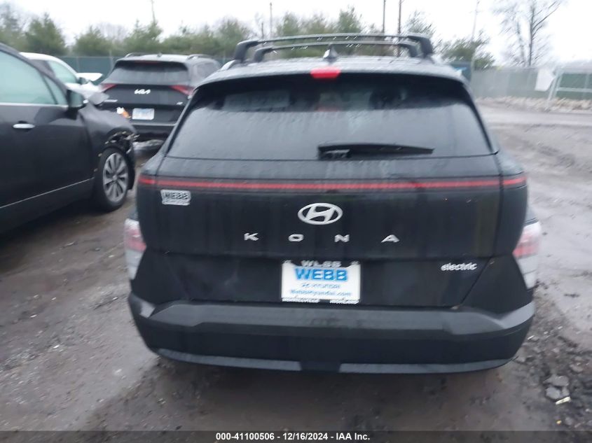 2024 Hyundai Kona Sel VIN: KM8HC3A67RU017488 Lot: 41100506