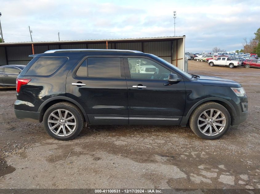 2016 Ford Explorer Limited VIN: 1FM5K7F87GGA42734 Lot: 41100531