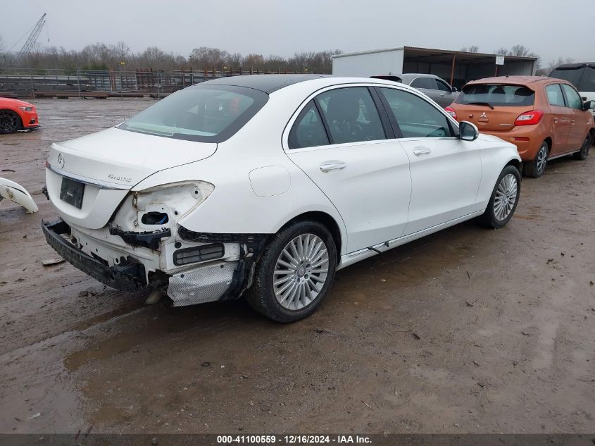 VIN 55SWF4KBXHU205495 2017 Mercedes-Benz C 300, 4Ma... no.4