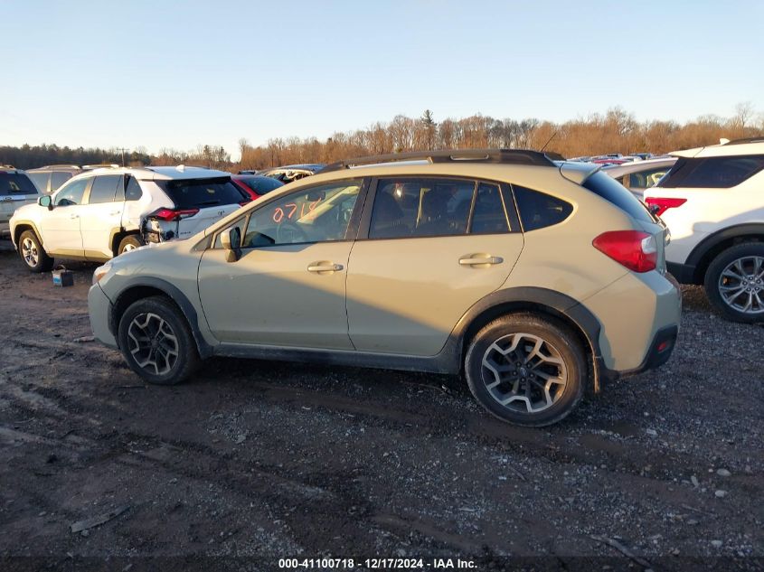 2016 Subaru Crosstrek 2.0I Premium VIN: JF2GPABC6G8281712 Lot: 41100718