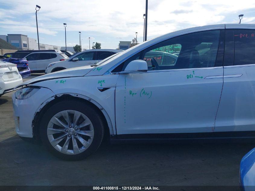 2018 Tesla Model X 100D/75D/P100D VIN: 5YJXCDE20JF089823 Lot: 41100815