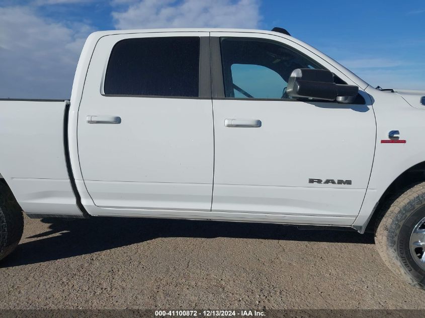 2022 Ram 2500 Big Horn 4X4 6'4 Box VIN: 3C6UR5DL7NG104231 Lot: 41100872