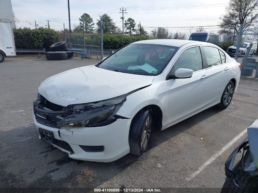 VIN 1HGCR2F34DA133216 2013 Honda Accord, LX no.2