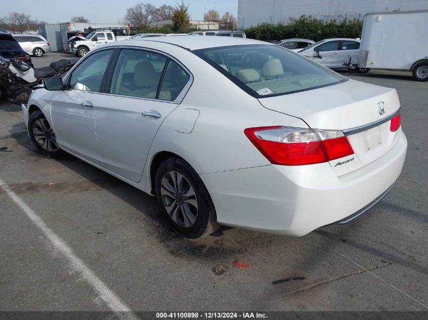 VIN 1HGCR2F34DA133216 2013 Honda Accord, LX no.3