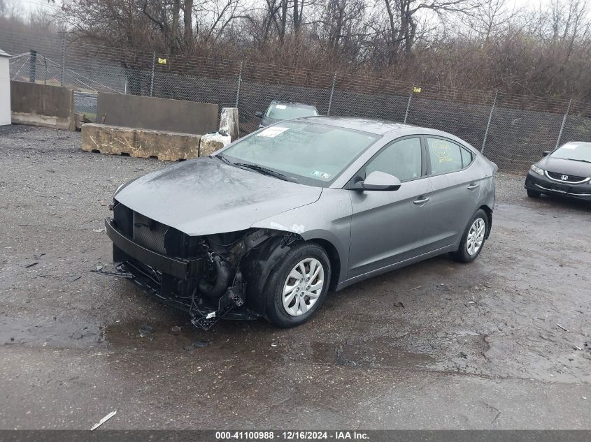 VIN 5NPD74LF3JH332054 2018 Hyundai Elantra, SE no.2