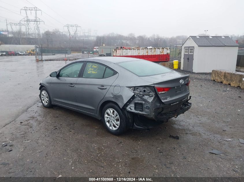 VIN 5NPD74LF3JH332054 2018 Hyundai Elantra, SE no.3