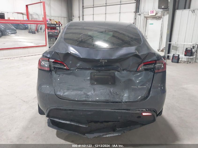 2023 Tesla Model Y Awd/Long Range Dual Motor All-Wheel Drive VIN: 7SAYGDEE3PF715864 Lot: 41101123