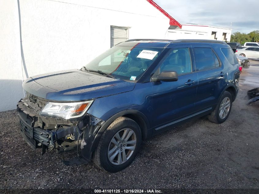 2018 Ford Explorer Xlt VIN: 1FM5K8D87JGA30812 Lot: 41101125