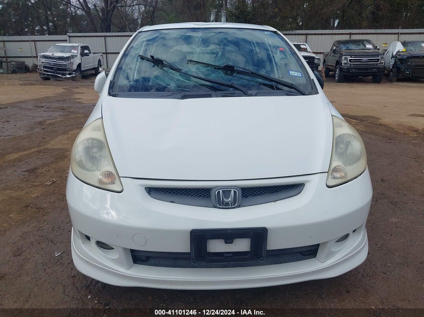 2007 HONDA FIT VIN: JHMGD38637S008250