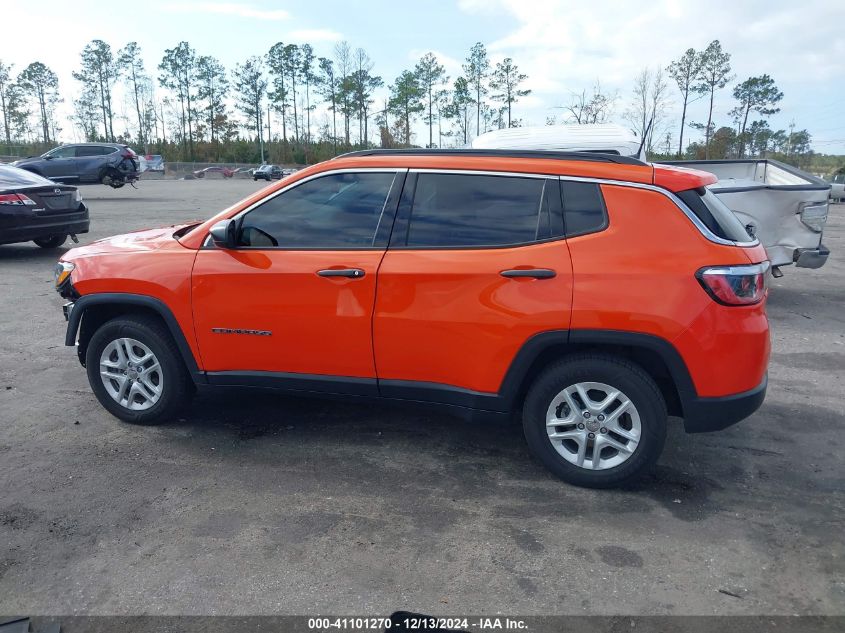 VIN 3C4NJCABXKT788974 2019 Jeep Compass, Sport Fwd no.14