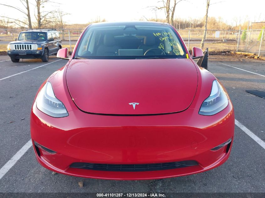 2023 Tesla Model Y Awd/Long Range Dual Motor All-Wheel Drive VIN: 7SAYGDEE1PF860207 Lot: 41101287