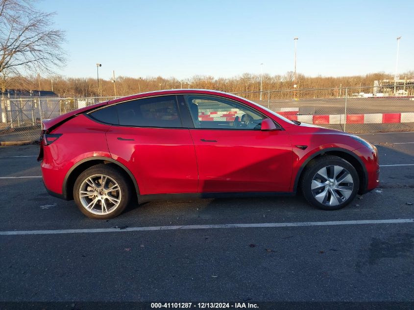 2023 Tesla Model Y Awd/Long Range Dual Motor All-Wheel Drive VIN: 7SAYGDEE1PF860207 Lot: 41101287