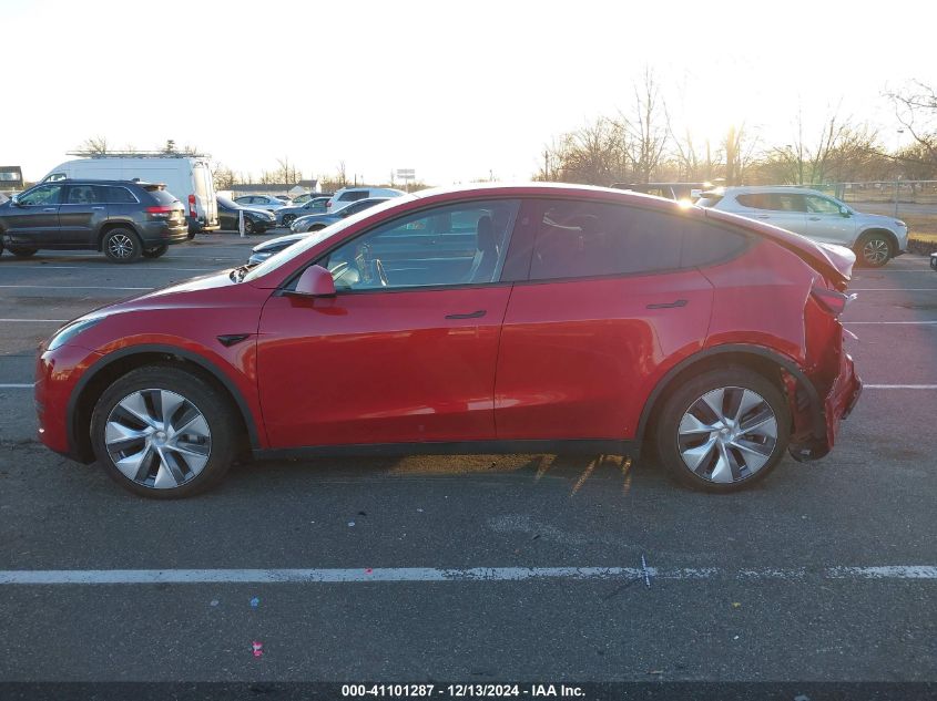 2023 Tesla Model Y Awd/Long Range Dual Motor All-Wheel Drive VIN: 7SAYGDEE1PF860207 Lot: 41101287