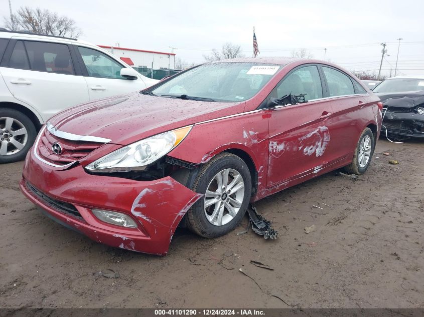 VIN 5NPEB4ACXDH685231 2013 Hyundai Sonata, Gls no.2