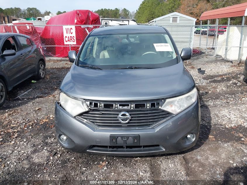 2014 Nissan Quest Sv VIN: JN8AE2KP1E9102507 Lot: 41101309