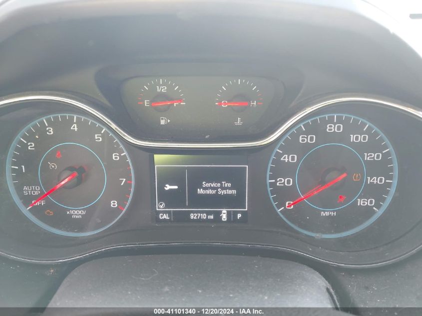 2016 CHEVROLET CRUZE LT AUTO - 1G1BE5SM1G7256598