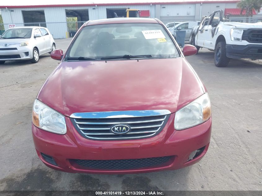 2008 Kia Spectra Ex VIN: KNAFE121685547762 Lot: 41101419