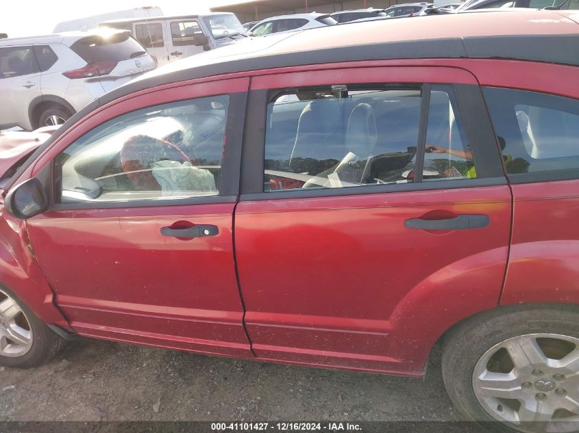 2007 Dodge Caliber VIN: 1B3HB4BB67D527068 Lot: 41101427