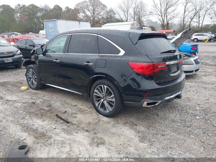 VIN 5J8YD4H5XKL020578 2019 ACURA MDX no.3