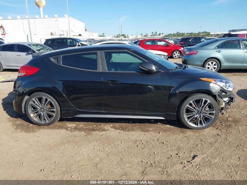 2017 Hyundai Veloster Turbo VIN: KMHTC6AE3HU312847 Lot: 41101501