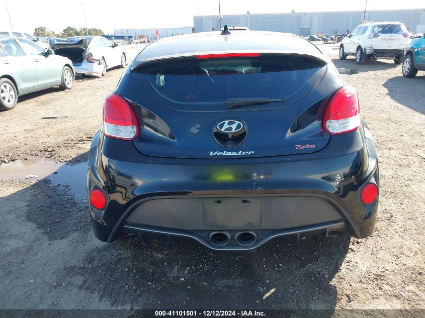 2017 Hyundai Veloster Turbo VIN: KMHTC6AE3HU312847 Lot: 41101501